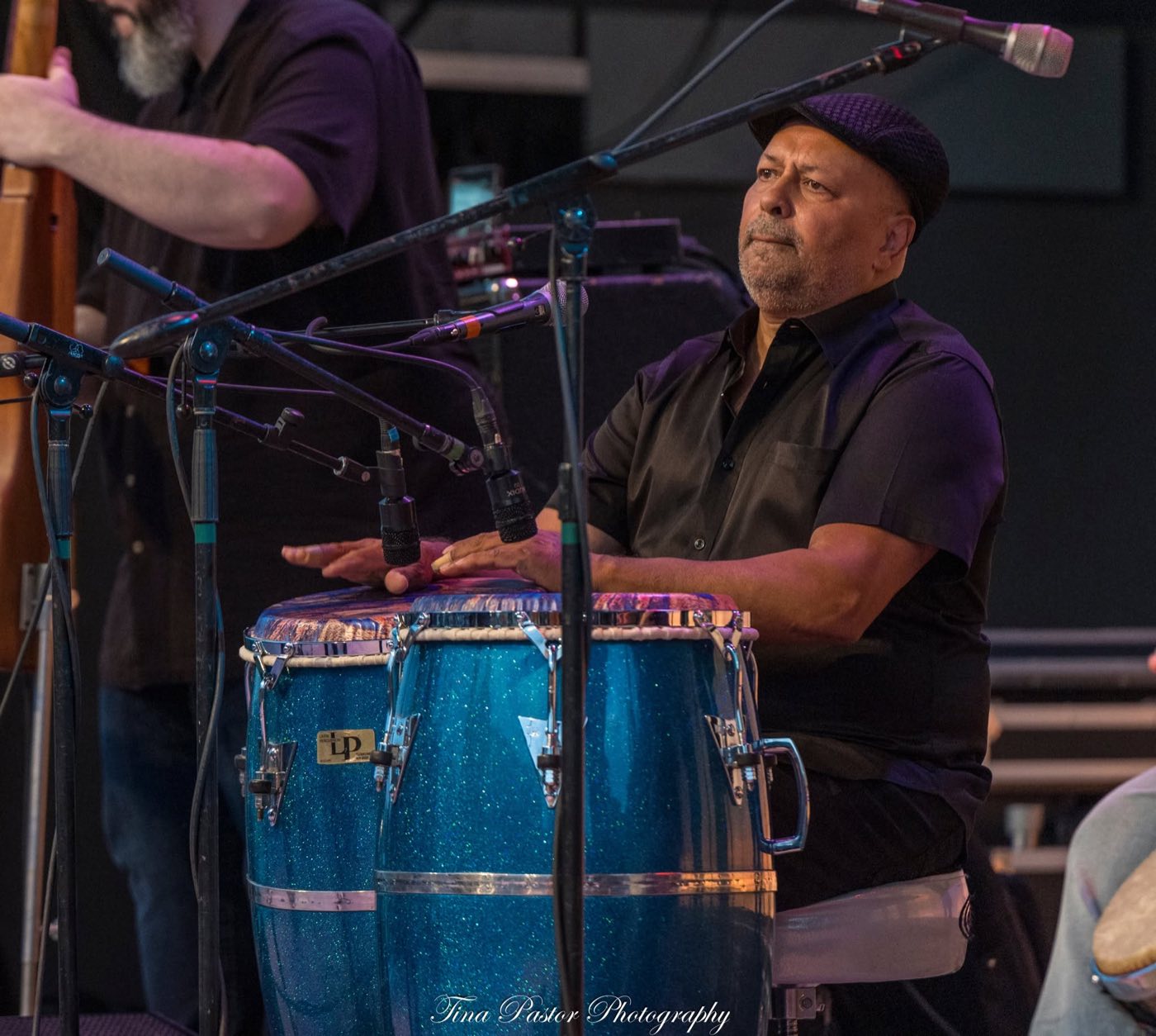 Hector Rosado playing congas at Latin Festival Easton